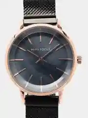 Черный женские наручные часы Mini Focus MF0257L, в подарочной упаковке