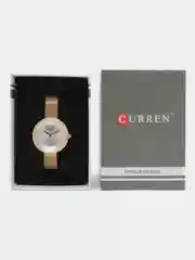 Золотой женские наручные часы Curren 9030 в подарочной упаковке