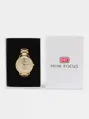 Золотой женские наручные часы Mini Focus MF0222L, в подарочной упаковке