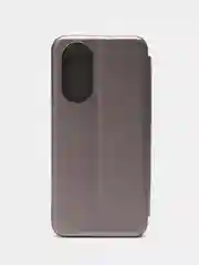 Серебряный чехол-книжка для Huawei Honor X7 (Хуавей Хонор Х7)
