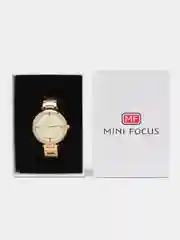 Золотой женские наручные часы Mini Focus MF0235L, в подарочной упаковке