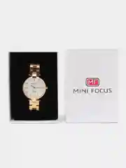 Золотой женские наручные часы Mini Focus MF0224L, в подарочной упаковке