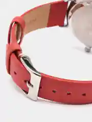 Кораллово-розовый женские наручные часы Curren 9033 в подарочной упаковке