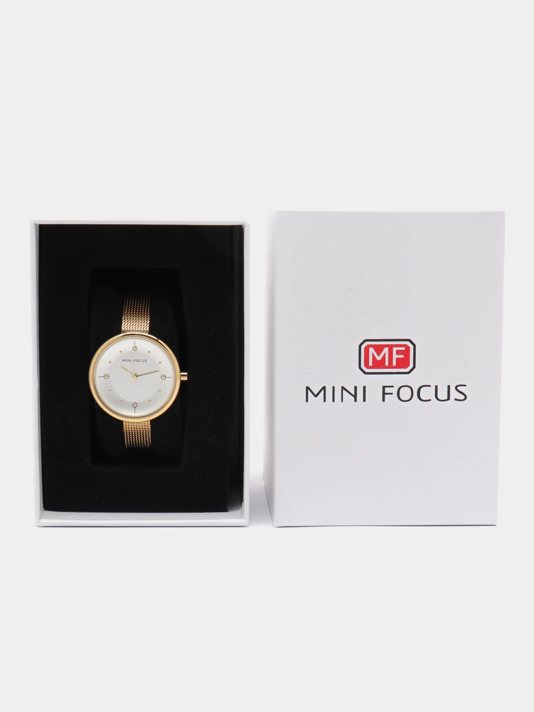Золотой женские часы наручные Mini Focus MF0274L, в подарочной упаковке