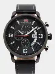 Черный мужские наручные часы Mini Focus MF0025G с хронографом, в подарочной упаковке