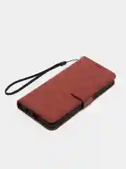 Багровый чехол-книжка с магнитной застежкой для Realme C33 4G (Реалми С33)