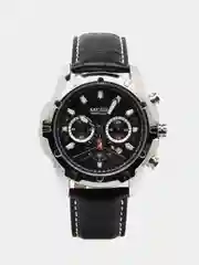Серебряный мужские наручные часы Megir ML2102G с хронографом, в подарочной упаковке