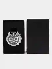 Серебряный мужские наручные часы Megir ML2102G с хронографом, в подарочной упаковке