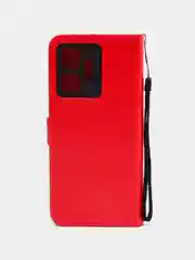 Красный чехол-книжка с магнитной застежкой для Infinix ZERO 20 (Инфиникс Зеро 20)