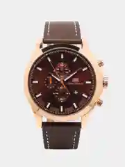 Золотой мужские наручные часы Mini Focus MF0082G с хронографом, в подарочной упаковке