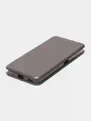 Серебряный чехол-книжка для Huawei Honor X8a (Хуавей Хонор Х8а)