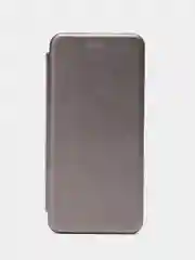 Серебряный чехол-книжка для Huawei Honor X8a (Хуавей Хонор Х8а)