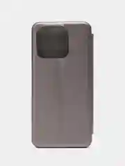 Серебряный чехол-книжка для Huawei Honor X8a (Хуавей Хонор Х8а)