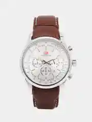 Коричневый мужские наручные часы Mini Focus MF0116G, с хронографом, в подарочной упаковке