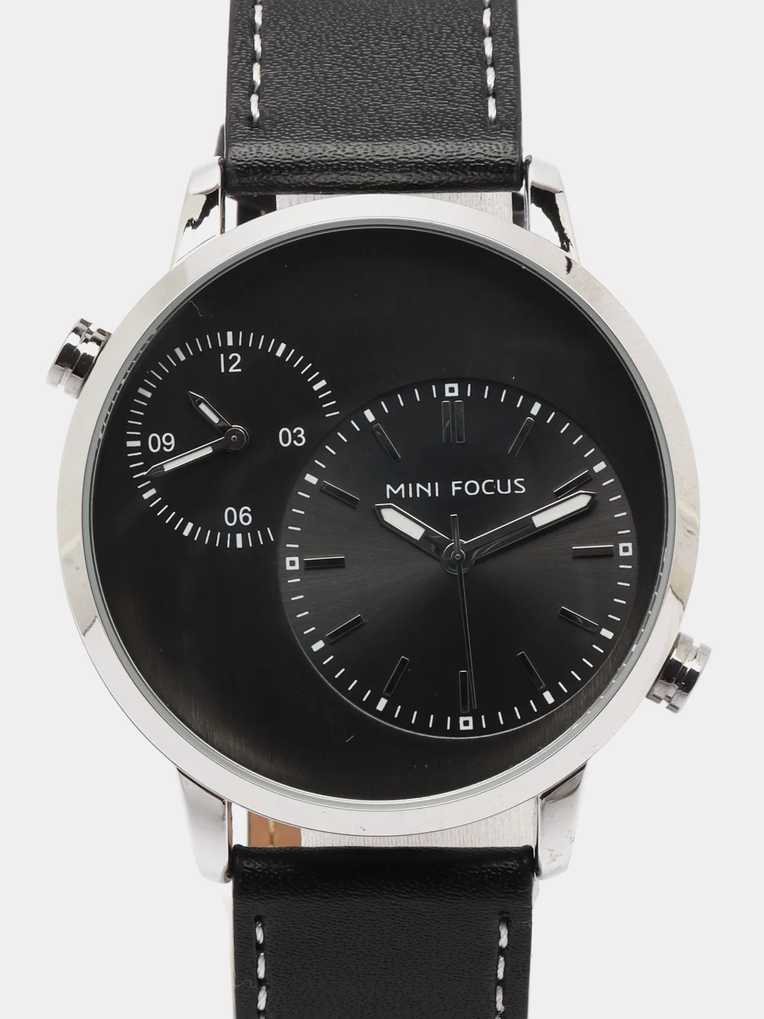 Серебряный мужские наручные часы Mini Focus MF0035G, в подарочной упаковке