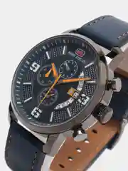 Синий мужские наручные часы Mini Focus MF0025G с хронографом, в подарочной упаковке
