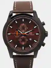 Серебряный мужские наручные часы Mini Focus MF0082G с хронографом, в подарочной упаковке