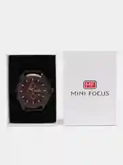 Серебряный мужские наручные часы Mini Focus MF0082G с хронографом, в подарочной упаковке