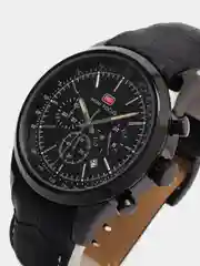 Черный мужские наручные часы Mini Focus MF0116G, с хронографом, в подарочной упаковке