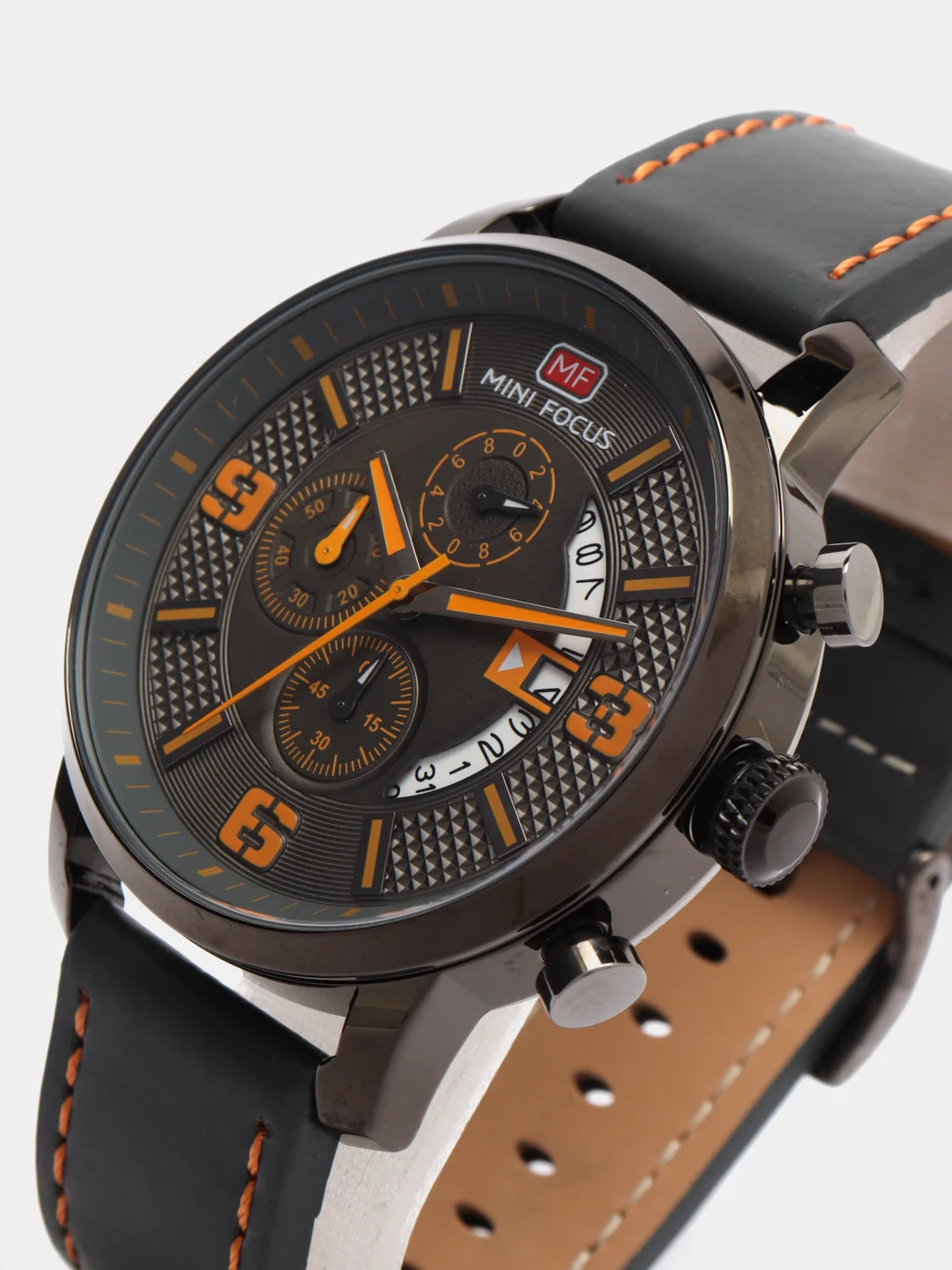 Серый мужские наручные часы Mini Focus MF0025G с хронографом, в подарочной упаковке