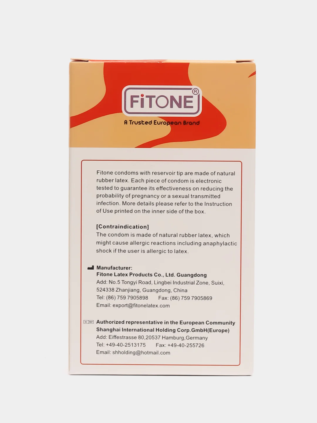 Оранжевый презервативы FITONE 3/12 шт, для достижения оргазма обоими, GERMANY QUALITY