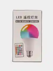 Умная лампочка светодиодная LED RGBW / умная лампа с пультом