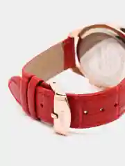 Красный женские наручные часы Megir ML2114L, с хронографом, в подарочной упаковке