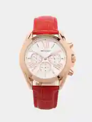 Красный женские наручные часы Megir ML2114L, с хронографом, в подарочной упаковке
