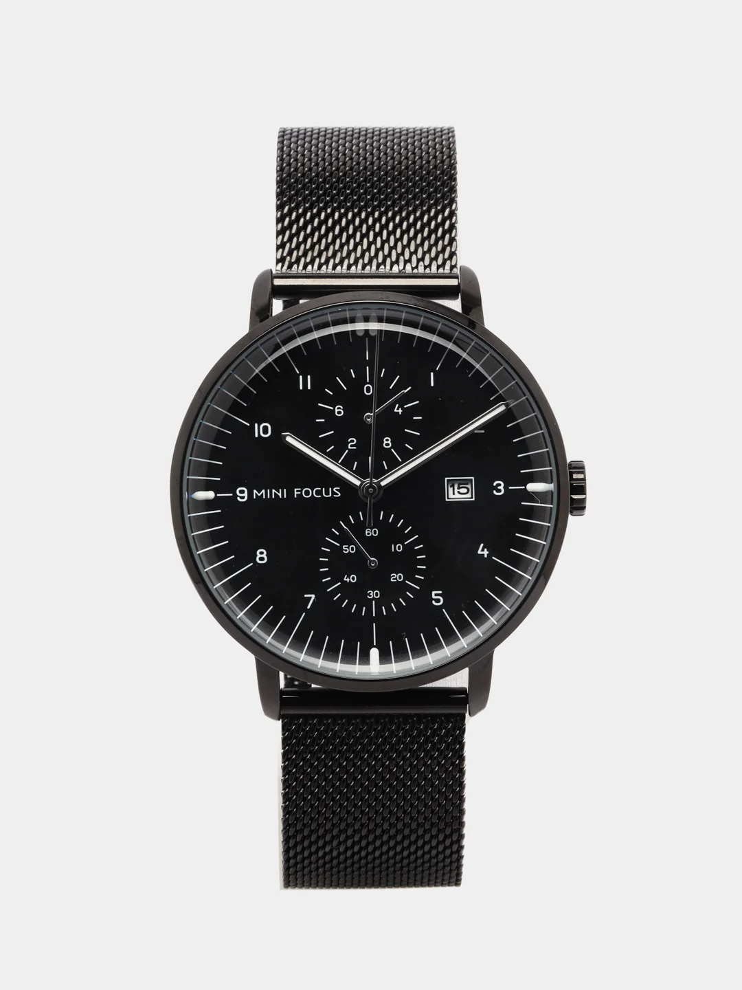 Серый мужские наручные часы Mini Focus MF0052G, с хронографом, в подарочной упаковке