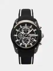 Черный мужские наручные часы Megir MN2144G, с хронографом, в подарочной упаковке