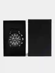 Черный мужские наручные часы Megir MN2144G, с хронографом, в подарочной упаковке