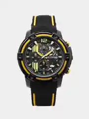 Желтый мужские наручные часы Megir MN2097G, с хронографом, в подарочной упаковке