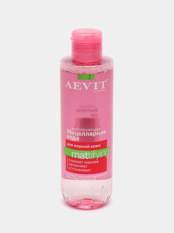 Мицеллярная вода матирующая Aevit By Librederm для жирной и комбинированной кожи, 200 мл