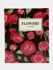 Тетрадь на кольцах А5 165х215мм, 160л, твердый картон, клетка, BRAUBERG, Flowers, 404090
