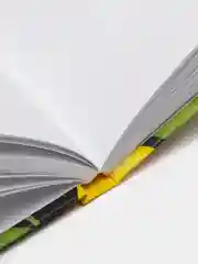Скетчбук, белая бумага 160г/м 145х203мм, 64л, резинка, твердый, BRAUBERG ARTCL, Лимоны
