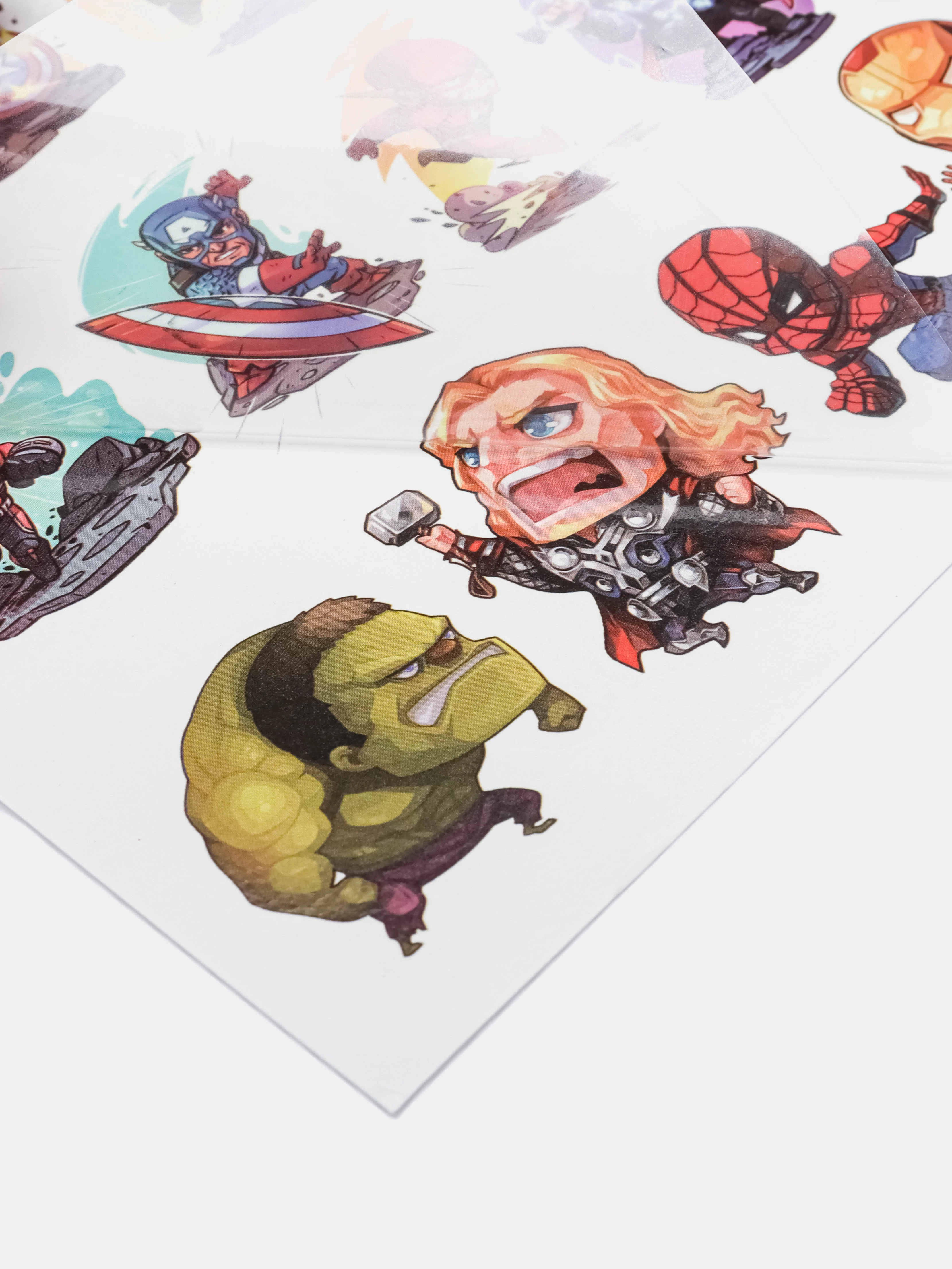 Вишнёвый татуировка временная, переводная, детская, карикатуры, Marvel (Марвел) герои
