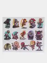 Вишнёвый татуировка временная, переводная, детская, карикатуры, Marvel (Марвел) герои