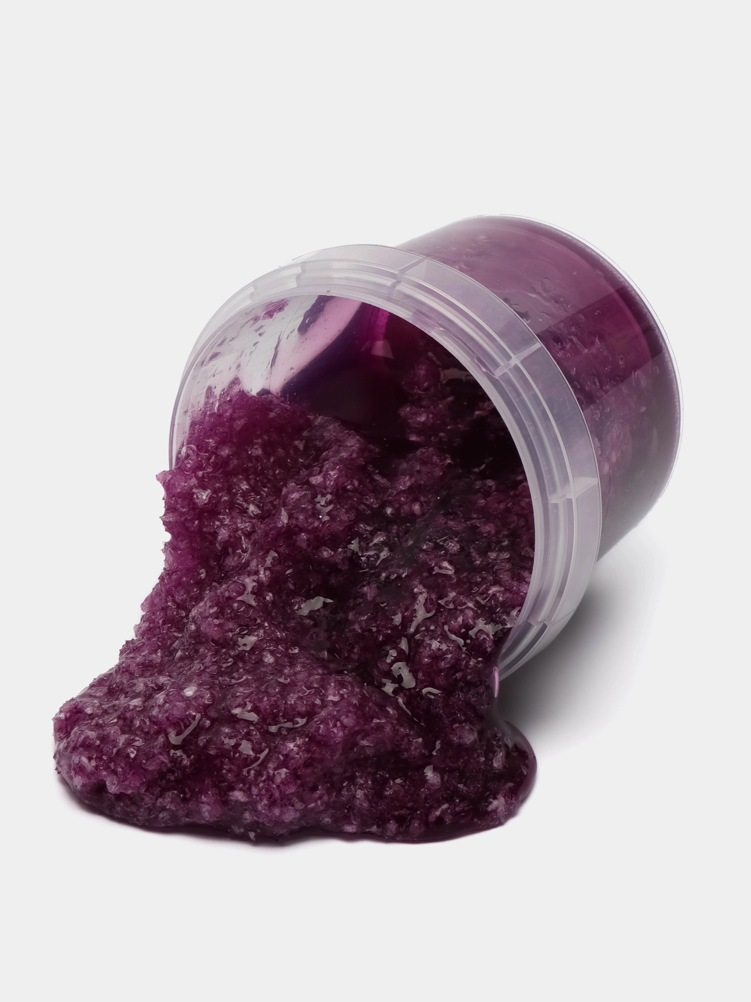 Фиолетовый слайм "Стекло" FiZZ с блестками лизун