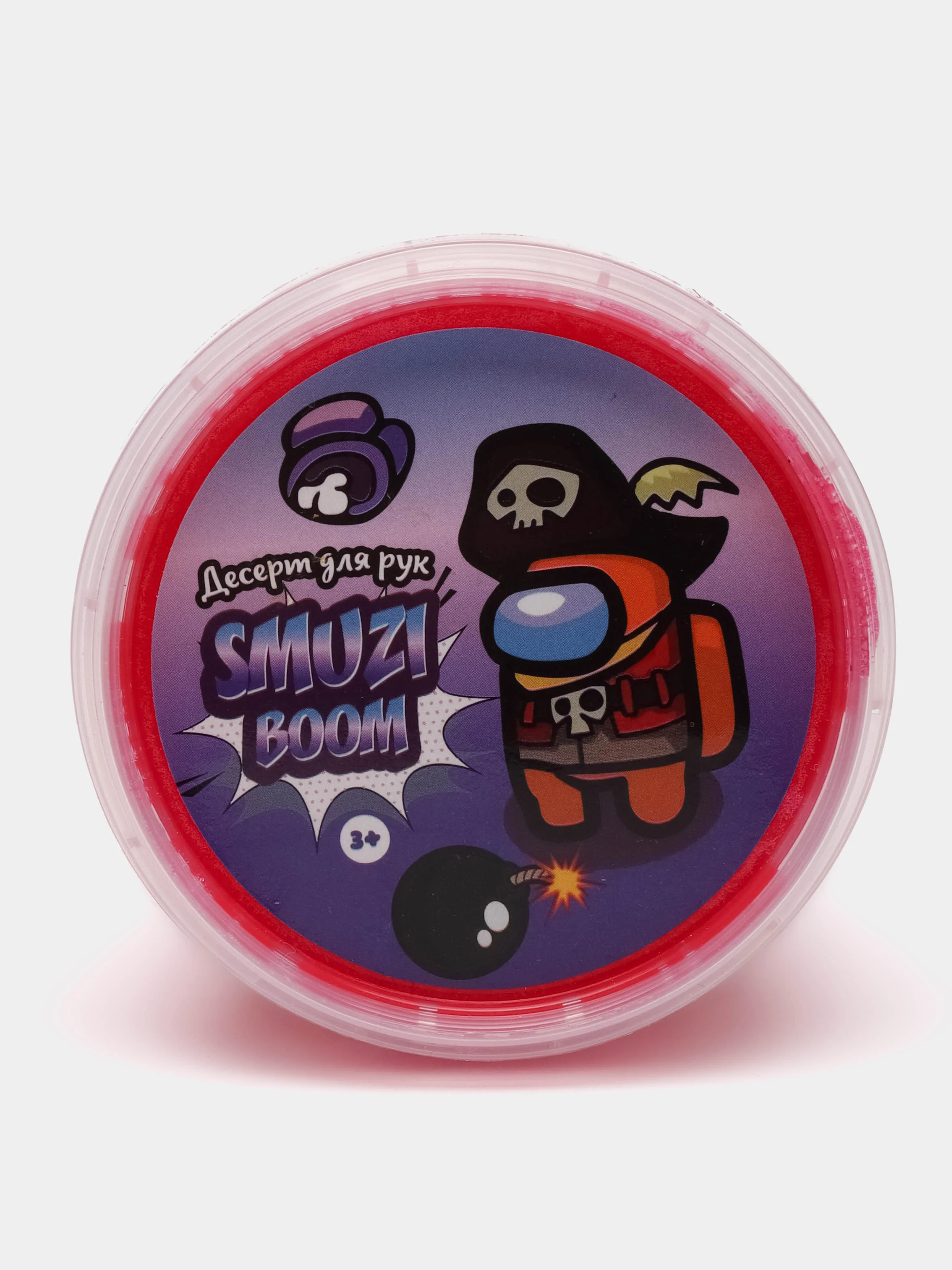 Красный слайм "Smuzi Boom"