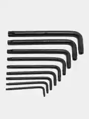 Набор ключей TORX-профиль, 9 предметов, 50 х 3 мм, 125 х 9 мм