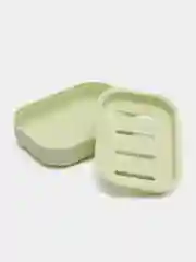 Мятный мыльница со съемным дном, пластиковая