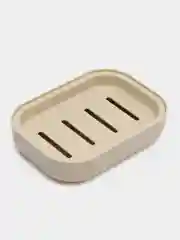 Бежевый мыльница со съемным дном, пластиковая