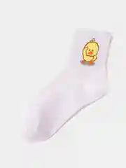 Белый носки с милыми цыплятами