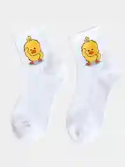Белый носки с милыми цыплятами