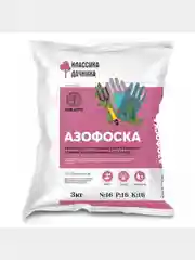 Азофоска (нитроаммофоска) 3 кг, водорастворимое комплексное удобрение