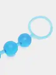 Голубой анальные бусы