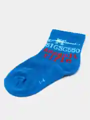 Синий носки детские "Герой", светящиеся в темноте