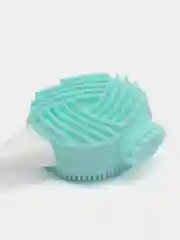 Бирюзовый щеточка для умывания с лопаткой для маски