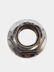 Гайка передней оси вело импорт, М10 x 1 х h10 мм, ключ 15, прессшайба
