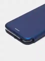Синий чехол книжка Samsung Galaxy A01, Самсунг Галакси А01